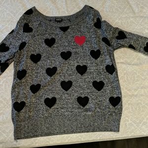 Torrid heart sweater